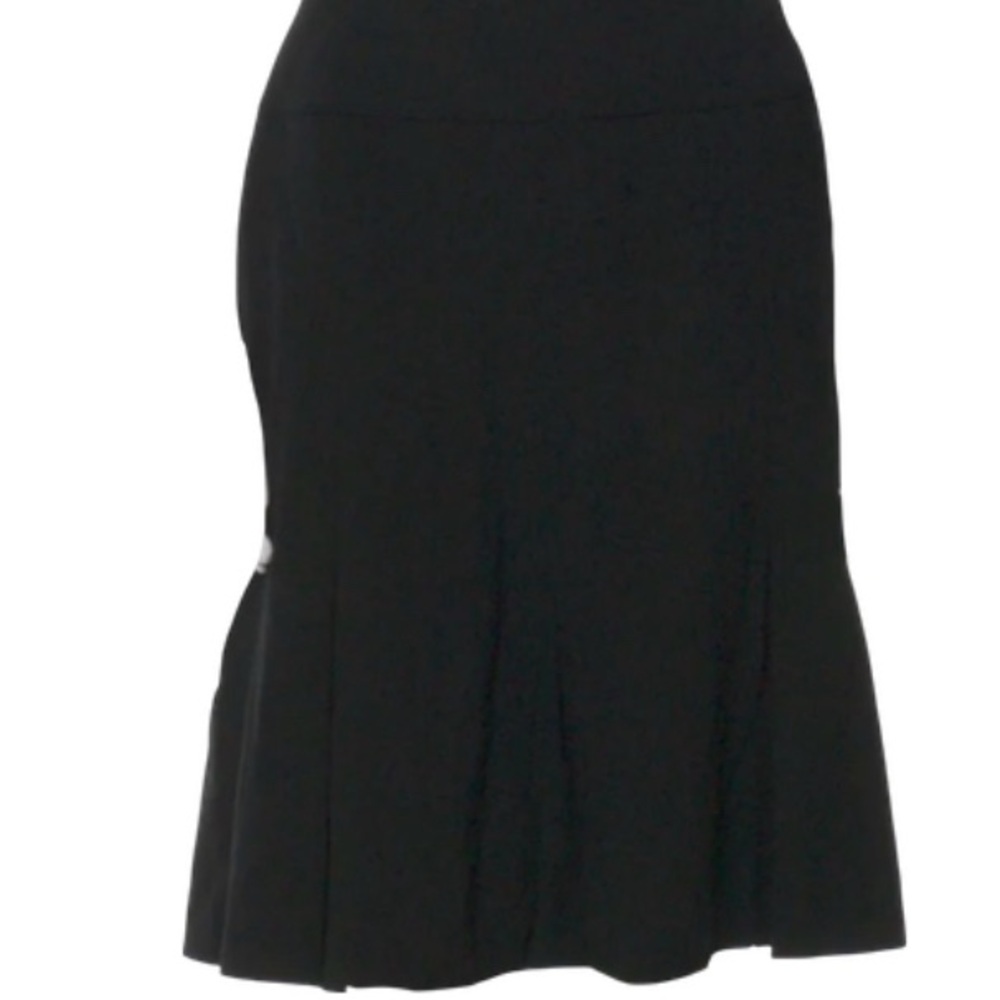 Vintage Chanel Wool Blend Pleated Skirt